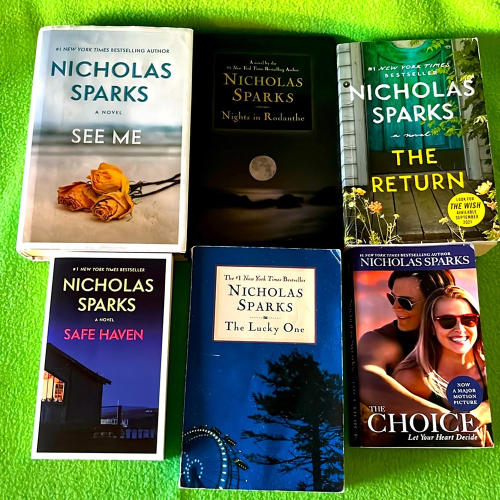 Six Nicholas Sparks Novels